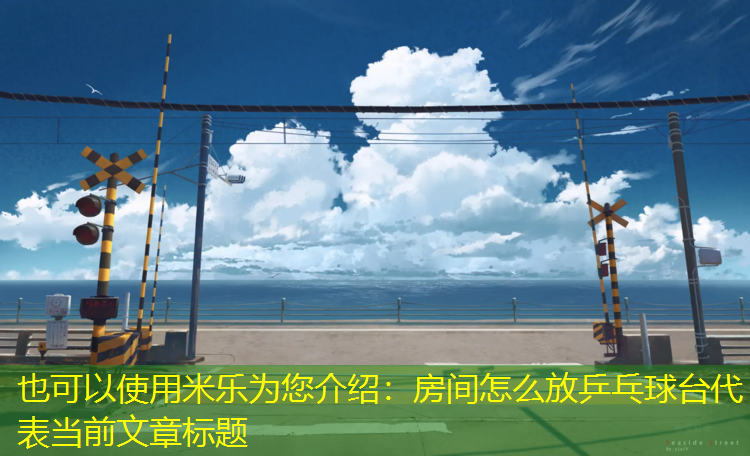 米乐为您介绍：房间怎么放乒乓球台